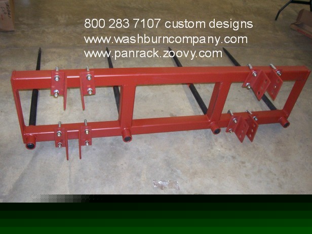 Hay bale tractor loader carrier 4-39