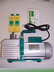 New refco hvac 9.0 cfm vacuum pump 2STAGE refrigeration