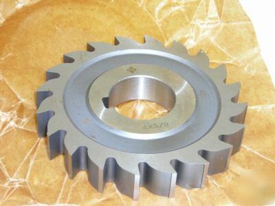 New plain milling cutter 4 x 5/8 x 1.1/4 hole cleveland