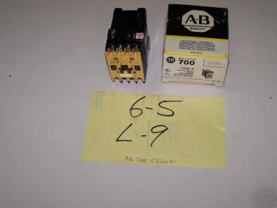 1 allen bradley control relay type f 110V-50HZ 120V-60H