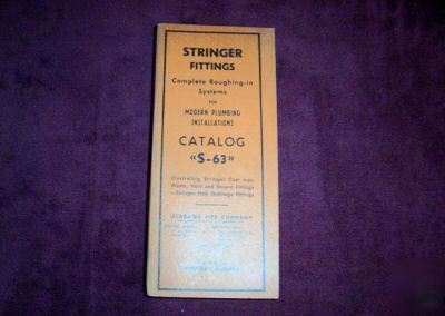 1963 alabama pipe co. catalog s-63 roughing-in systems