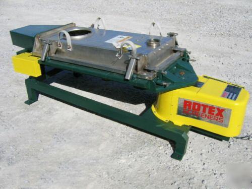 20Ã¢â‚¬Â x 36Ã¢â‚¬Â single deck rotex screener 111A sssl (4829)