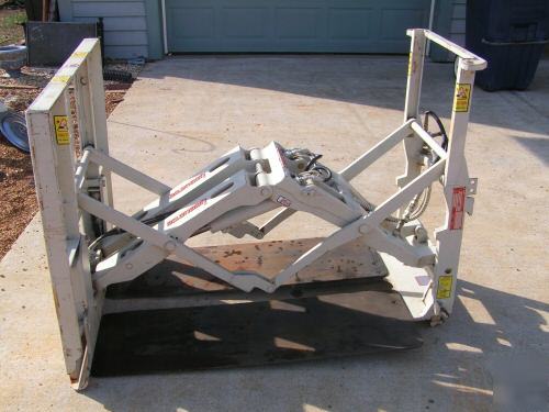 Cascade forkliftlift truck attachment push pull slip 