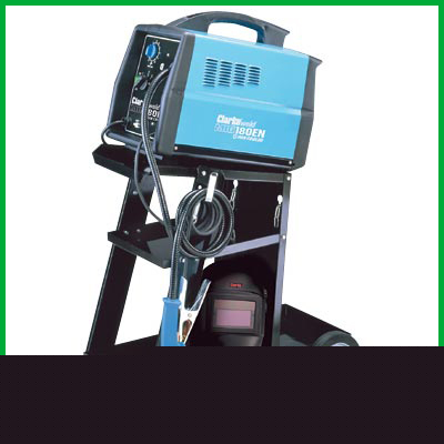 Clarke 180EN mig welder kit/helmet/cart/reg WE8000