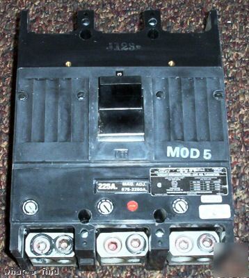 Ge 225 a circuit breaker THJK436F000 mag trip 3 p 600 v