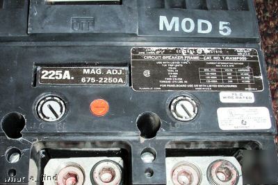 Ge 225 a circuit breaker THJK436F000 mag trip 3 p 600 v