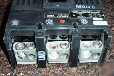 Ge 225 a circuit breaker THJK436F000 mag trip 3 p 600 v