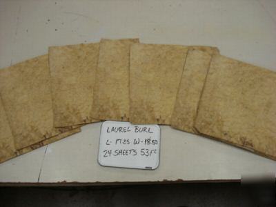 Laurel burl wood veneer