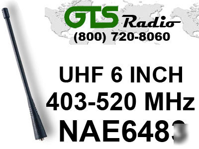 Motorola NAE6483 uhf 6 inch heliflex antenna for CP150