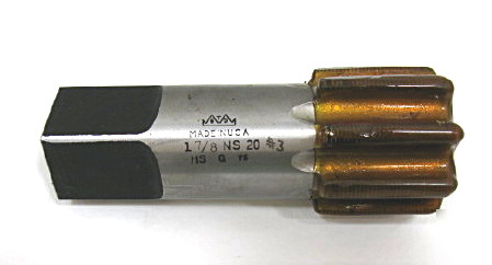 New 1 7/8-20 ns 8 flute hsg hand tap greenfield usa 