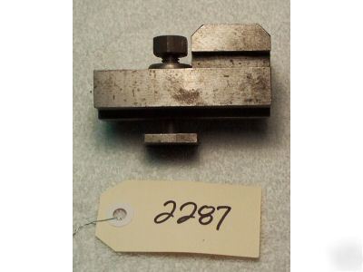 Tool block for chucker t slot bolt 3/8 dia.