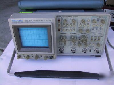 Tektronix 2467B hd tv 400MHZ oscilloscope cal'd+guarant