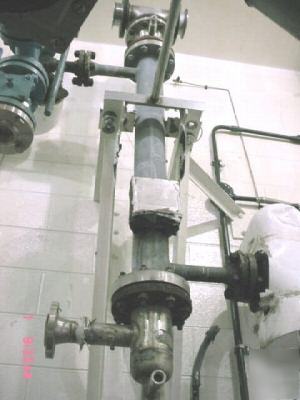 Used pfaudler vertical shell & tube heat exchanger