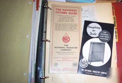 Huge 1950's collection - national radiator company