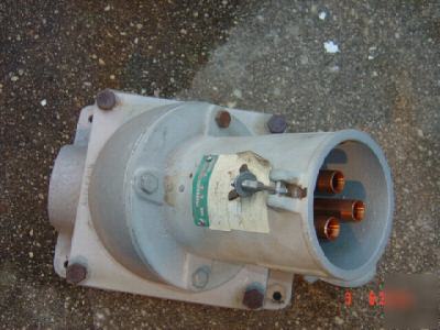 200 amp generator outlet, appleton single phase w/ grnd