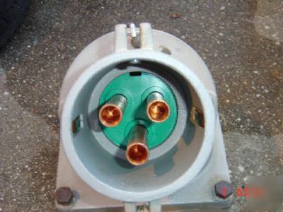 200 amp generator outlet, appleton single phase w/ grnd