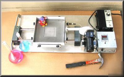 Bodine var speed dc motor w controller,reciptray,coater