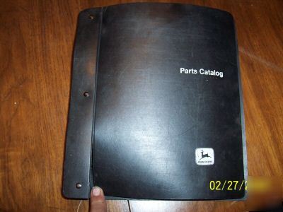John deere 4 pin parts catalog binder 