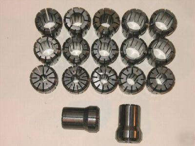 Kennametal - erickson DA400 collets 17 pcs 5/16