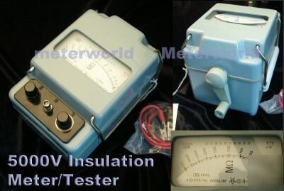 New 5000V 20000MOHM insulation resistance meter tester