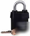 New all weather tough heavy duty padlock master lock 
