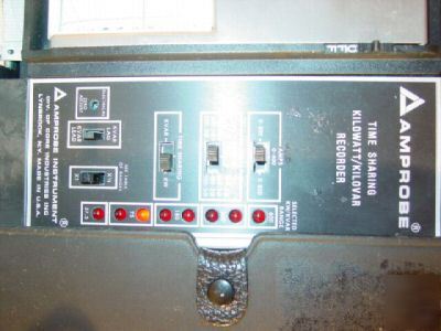Amprobe LAW78 time sharing ac kilowatt/kilovar recorder