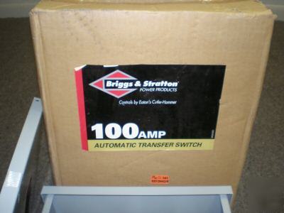 Briggs & stratton 100 amp automatic transfer switch 