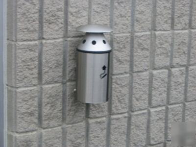 Commercial ashtrays ACT2003 outdoor wall mounted