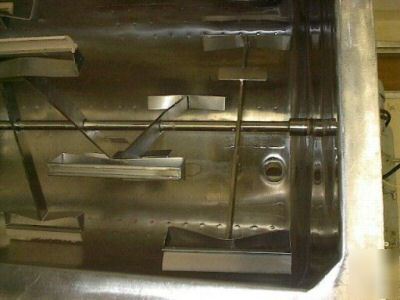 Mixer, paddle, 30 cf, s/st, 15 psi, jkt