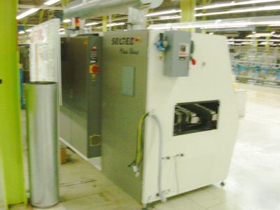 Soltec maxi-wave 6522CC wave solder machine, 1995