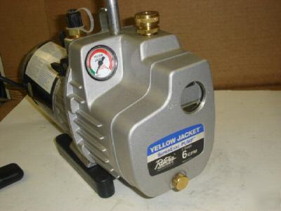 Yellow jacket 93560 superevac pump vacuum pump 6CFM 
