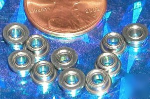 10 flanged bearing 5 x 10 x 4 teflon mm metric bearings