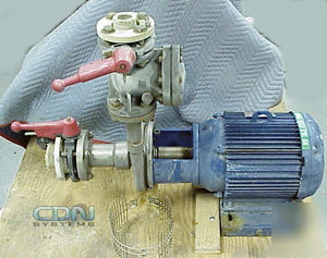 Coker/ladish c centrifugal sanitary pump w/ 15HP motor