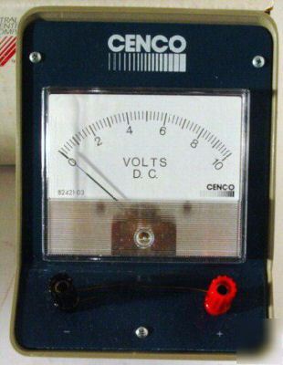 Csc cenco 82421-03 0-10V dc voltmeter (vdc / 10VDC)