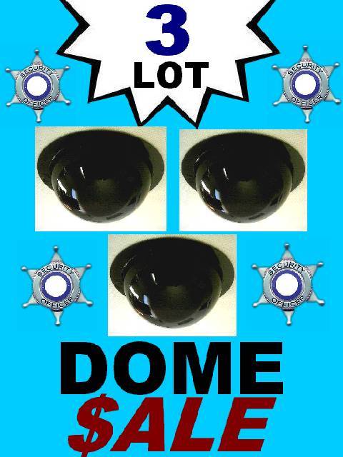 Fake casino dome security dummy spy cam 3 camera lot 