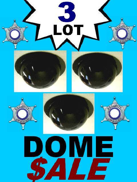 Fake casino dome security dummy spy cam 3 camera lot 