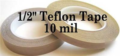 Heat sealer teflon tape 18YD roll 10 mil 1/2