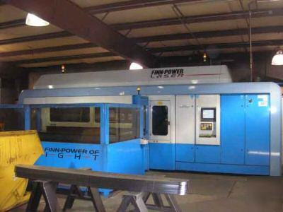 2002 finn power, fpl-3 laser center, 3500 watt, 5' x 10