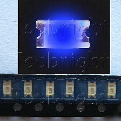 300 pcsÂ 0805 smt smd 200-250 mcdÂ blue led free ship