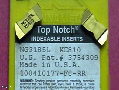 7PC NG3185L KC810 kennametal groooving insert 