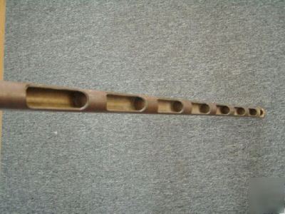 Antique brass dean gamet grain probe seed tester 63