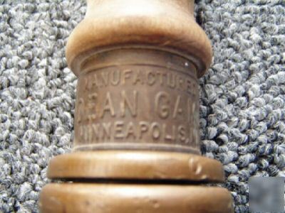 Antique brass dean gamet grain probe seed tester 63