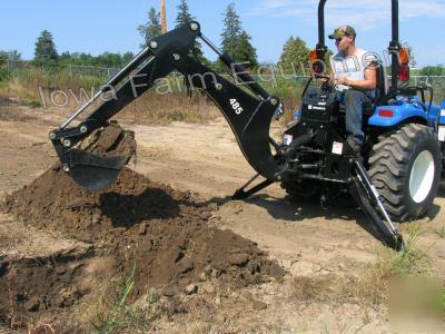 Bradco 485 3-point backhoe, back hoe w/12
