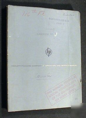 Hp agilent 5243L original service -operators manual
