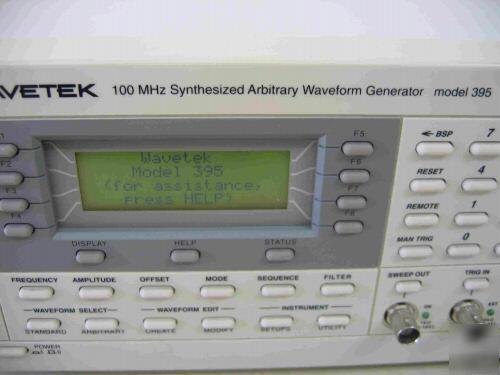 Wavetek 395 synthesized arb waveform generator 100 mhz