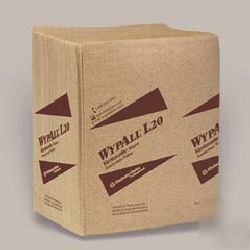 Wypall* L20 wipers quarterfold tan 816/cs - kcc 47000