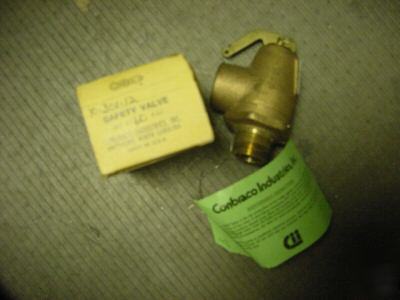 New conbraco safety relief valve 60 psi 10-301-12 3/4