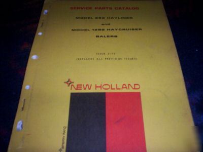 New holland 282-1282 balers service parts catalog 2-72