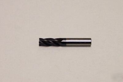 New - usa solid carbide tialn coated end mill 4FL 3/32