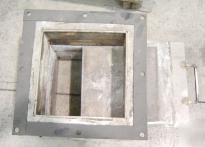 10â€ sq stainless steel slide gate valve (4958)